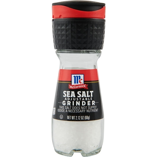 McCormick Sea Salt Grinder, 6 x 6 x 2.12 oz Case - DOT product image 6