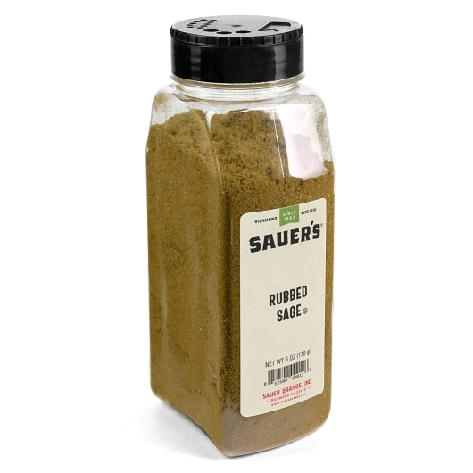 Sauer Rubbed Sage, 6 x 6 oz Case - Spices Seasonings