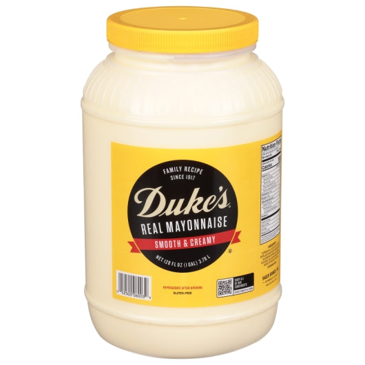 Duke's Real Mayonnaise Bulk, 4 x 128 fl oz Case - Condiments & Sauces