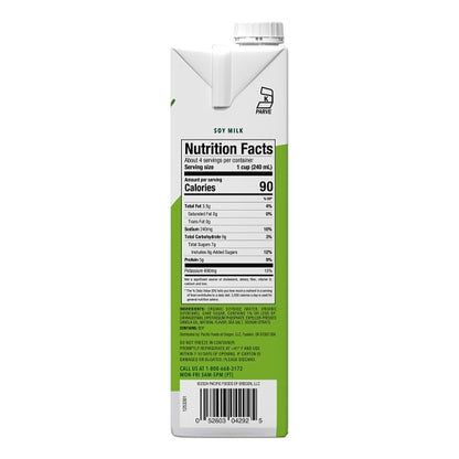 Pacific Foods Original Barista Series Soy Milk, 12 x 32 fl oz Case - DOT product image 6