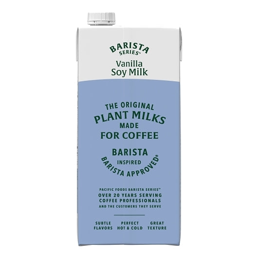 Pacific Natural Foods Original Barista Series Vanilla Soy Milk, 12 x 32 fl oz Case - DOT product image 8