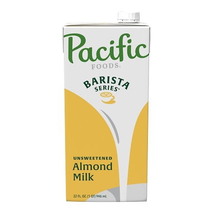 Barista Unsweetened Almond Milk, 12 x 32 fl oz Case - Beverages