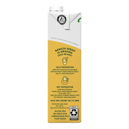 Barista Unsweetened Almond Milk, 12 x 32 fl oz Case - DOT product image 4