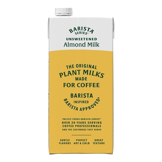 Barista Unsweetened Almond Milk, 12 x 32 fl oz Case - DOT product image 8