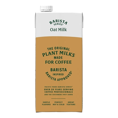 Pacific Foods Original Oat Milk Barista Series, 12 x 32 fl oz Case - DOT product image 8