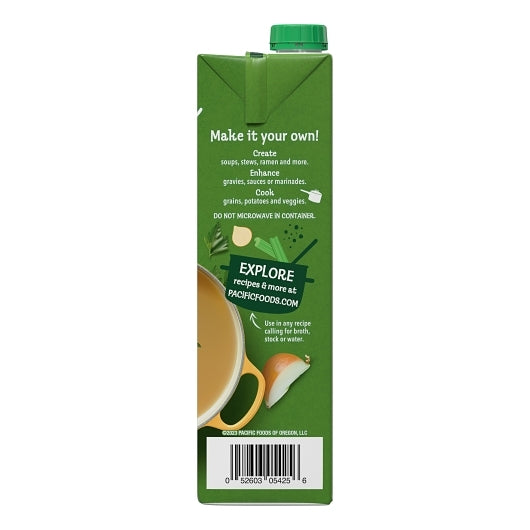 Pacific Foods Organic Free Range Chicken Broth, 12 x 32 oz Case - DOT product image 6