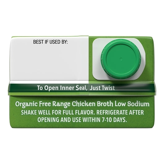 Pacific Foods Organic Low Sodium Chicken Broth, 12 x 32 oz Case - DOT product image 6