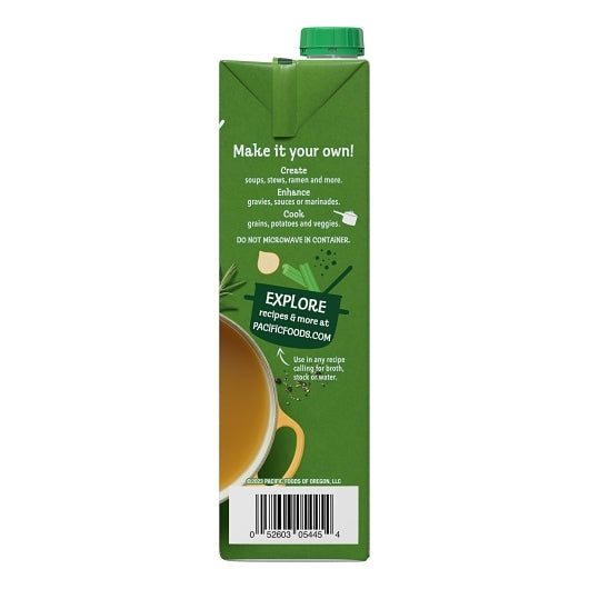 Pacific Foods Organic Low Sodium Chicken Broth, 12 x 32 oz Case - DOT product image 5