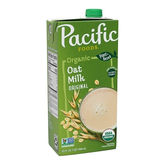 Pacific Foods Organic Original Oat Milk, 12 x 32 fl oz Case - DOT product image 3