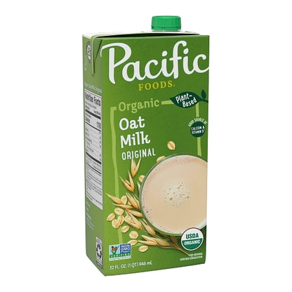 Pacific Foods Organic Original Oat Milk, 12 x 32 fl oz Case - DOT product image 3