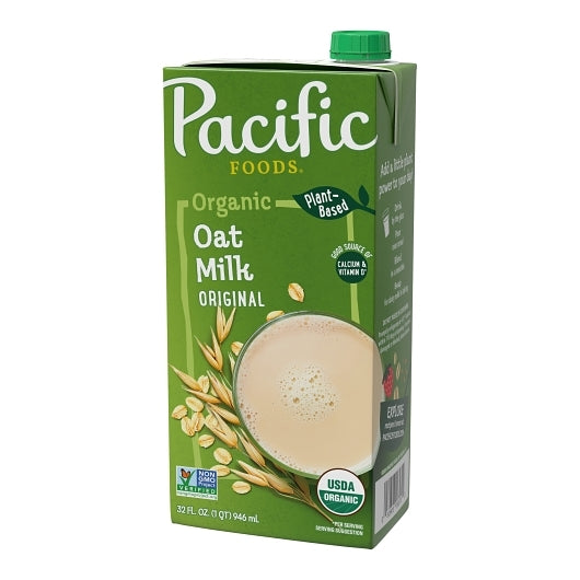 Pacific Foods Organic Original Oat Milk, 12 x 32 fl oz Case - DOT product image 5