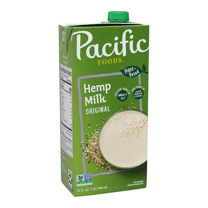 Pacific Natural Original Hemp Milk, 12 x 32 fl oz Case - DOT product image 3