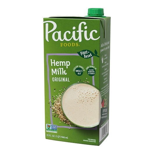 Pacific Natural Original Hemp Milk, 12 x 32 fl oz Case - DOT product image 5