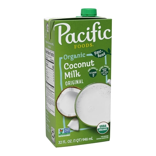 Pacific Natural Foods Organic Original Coconut Milk, 12 x 32 fl oz Case - DOT product image 3