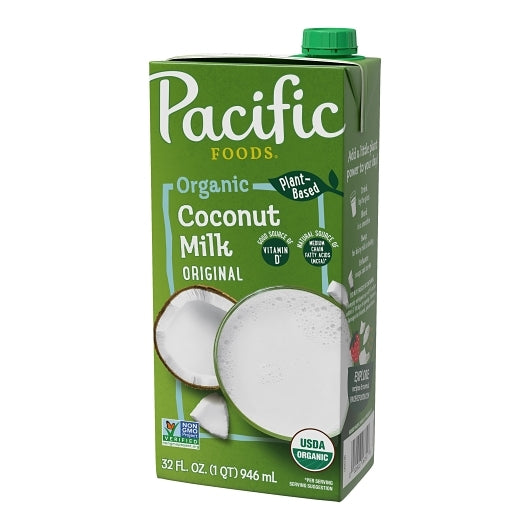 Pacific Natural Foods Organic Original Coconut Milk, 12 x 32 fl oz Case - DOT product image 5
