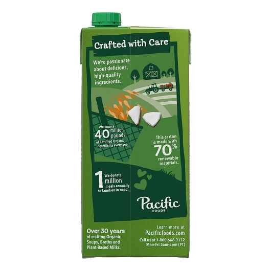 Pacific Natural Foods Organic Original Coconut Milk, 12 x 32 fl oz Case - DOT product image 8