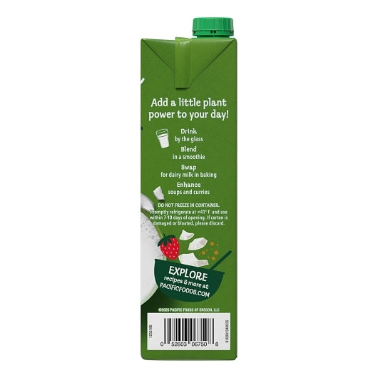 Pacific Natural Foods Organic Original Coconut Milk, 12 x 32 fl oz Case - DOT product image 6
