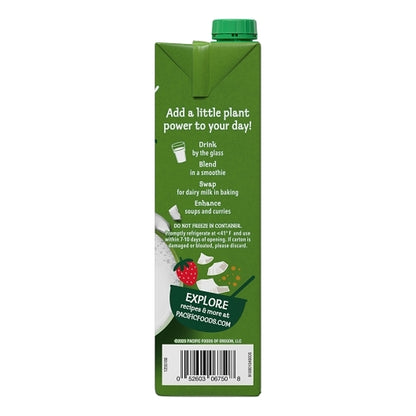 Pacific Natural Foods Organic Original Coconut Milk, 12 x 32 fl oz Case - DOT product image 6