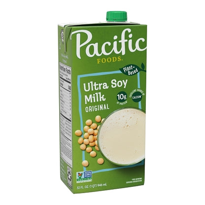 Pacific Natural Foods Original Ultra Soy Milk, 12 x 32 fl oz Case - DOT product image 3