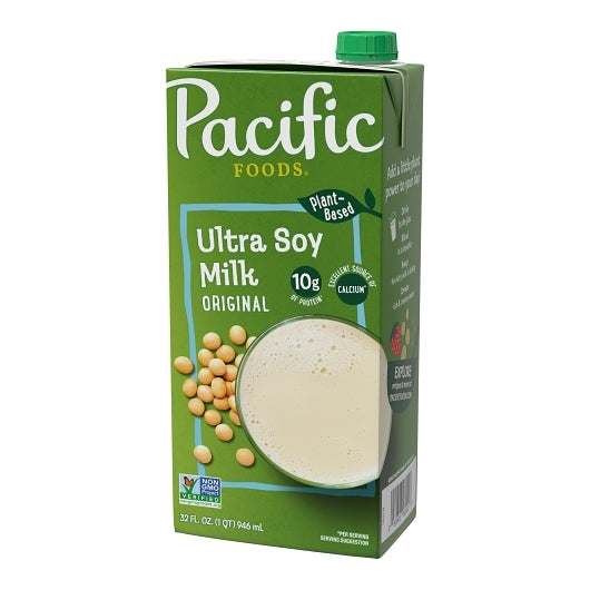 Pacific Natural Foods Original Ultra Soy Milk, 12 x 32 fl oz Case - DOT product image 5