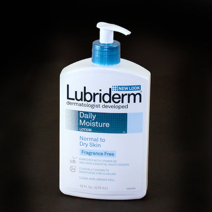 Lubriderm DAILY MOISTURE FRAGRANCE FREE, 4 x 3 x 16 fl oz Case - DOT product image 2