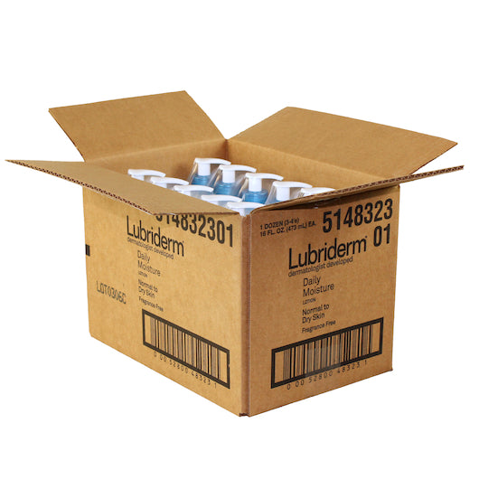 Lubriderm DAILY MOISTURE FRAGRANCE FREE, 4 x 3 x 16 fl oz Case - DOT product image 7
