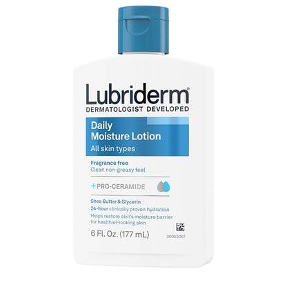 Lubriderm DAILY MOISTURE FRAGRANCE FREE, 2 x 6 x 6 fl oz Case - DOT product image 7
