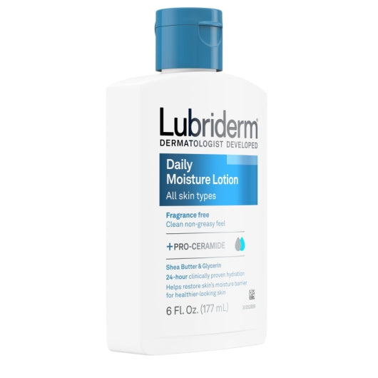 Lubriderm DAILY MOISTURE FRAGRANCE FREE, 2 x 6 x 6 fl oz Case - DOT product image 6