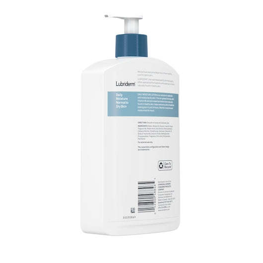 Lubriderm Normal Dry Skin, 4 x 3 x 16 fl oz Case - Alternate product angle or state