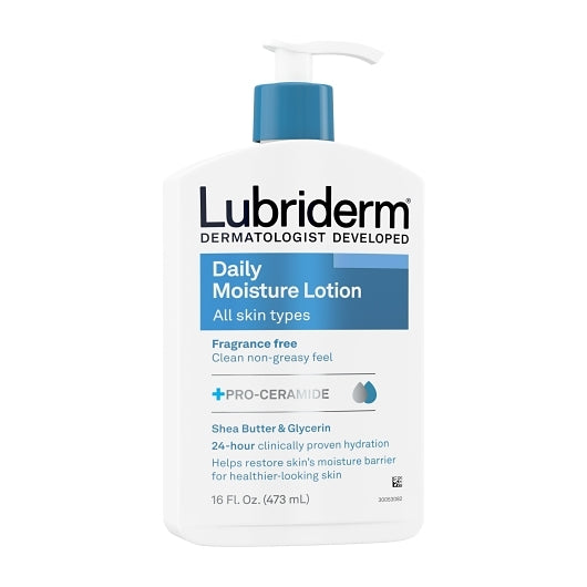 Lubriderm DAILY MOISTURE FRAGRANCE FREE, 4 x 3 x 16 fl oz Case - DOT product image 3