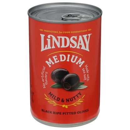 Lindsay Pitted Ripe Medium Domestic Olives Canned, 24 x 6 oz Case - DOT product image 4