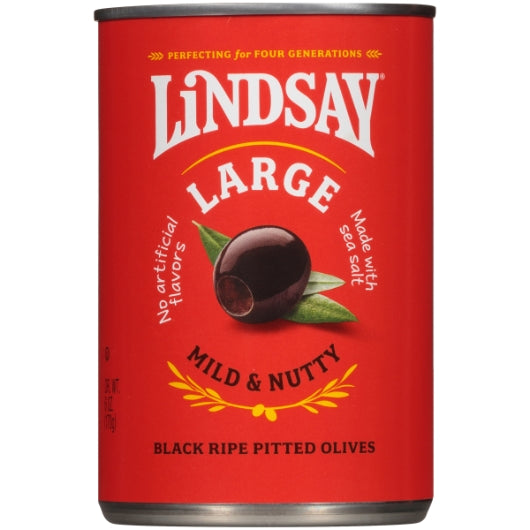 Lindsay Black Pitted Large Domestic Olives Canned, 24 x 6 oz Case - DOT product image 5
