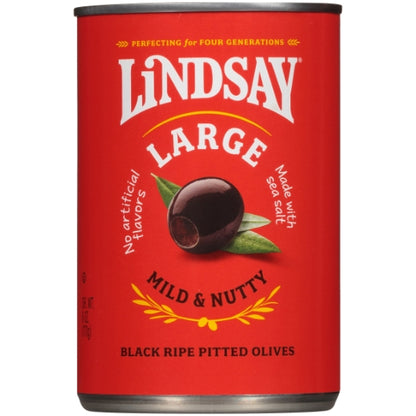 Lindsay Black Pitted Large Domestic Olives Canned, 24 x 6 oz Case - DOT product image 5