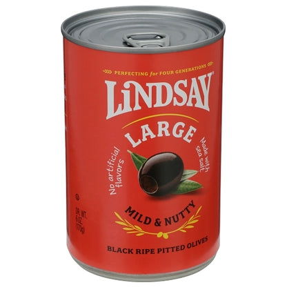 Lindsay Black Pitted Large Domestic Olives Canned, 24 x 6 oz Case - DOT product image 7
