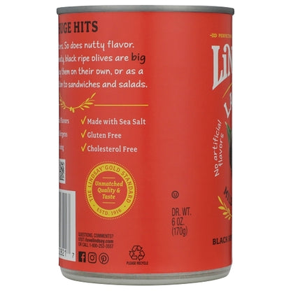Lindsay Black Pitted Large Domestic Olives Canned, 24 x 6 oz Case - DOT product image 8