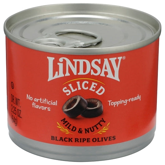 Lindsay Sliced Ripe Domestic Olives Canned, 24 x 2.25 oz Case - DOT product image 3