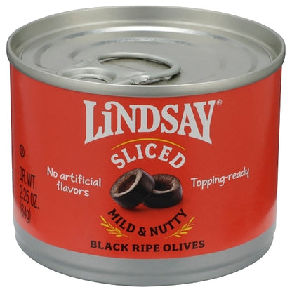 Lindsay Sliced Ripe Domestic Olives Canned, 24 x 2.25 oz Case - DOT product image 3