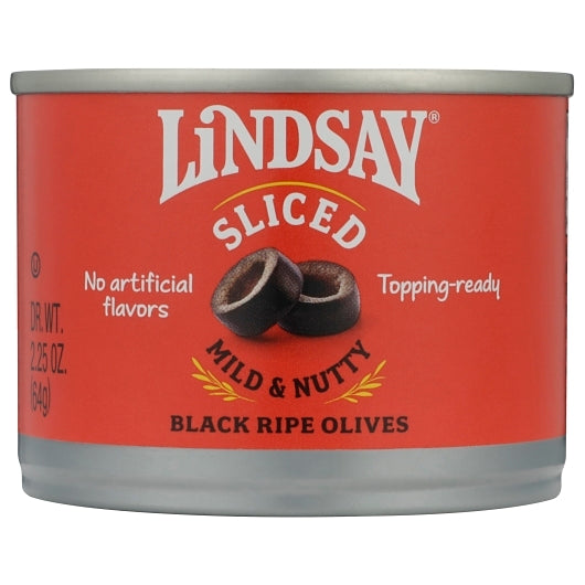 Lindsay Sliced Ripe Domestic Olives Canned, 24 x 2.25 oz Case - DOT product image 4