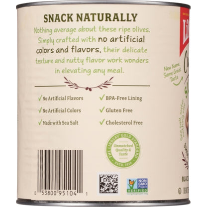 Lindsay Crafted Sliced Black Ripe Olives Canned, 6 x 55 oz Case - DOT product image 7