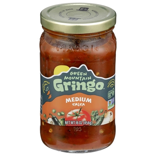 Green Mountain Gringo MEDIUM Salsa, 12 x 1 each Case - Condiments & Sauces
