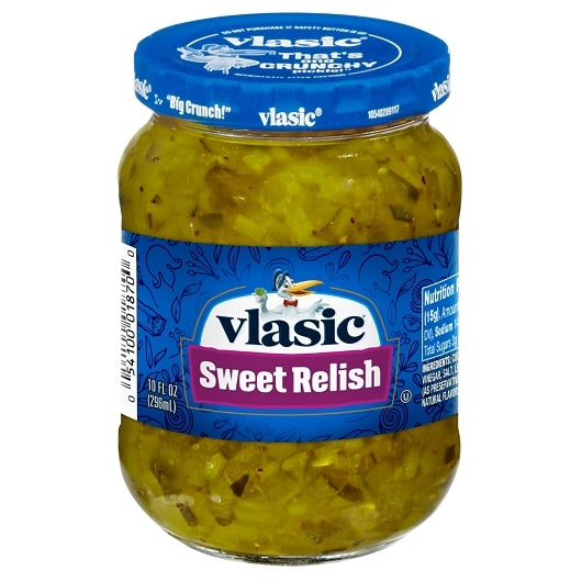 Vlasic Sweet Relish Jar, 12 x 10 fl oz Case - Condiments & Sauces