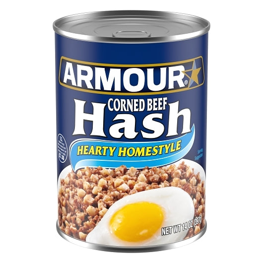 Armour Corned Beef Hash, 12 x 14 oz Case - Meat, Poultry & Seafood