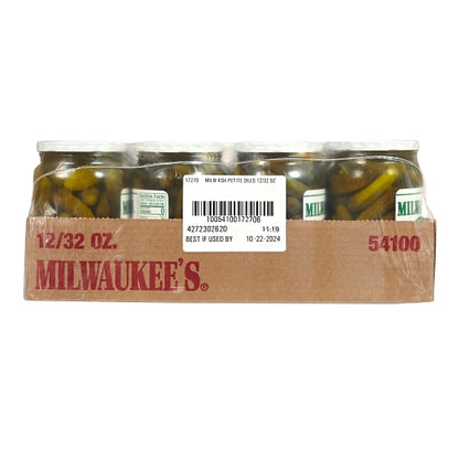 Milwaukee Kosher Dill Petite Pickle Whole Jar, 12 x 32 fl oz Case - DOT product image 8