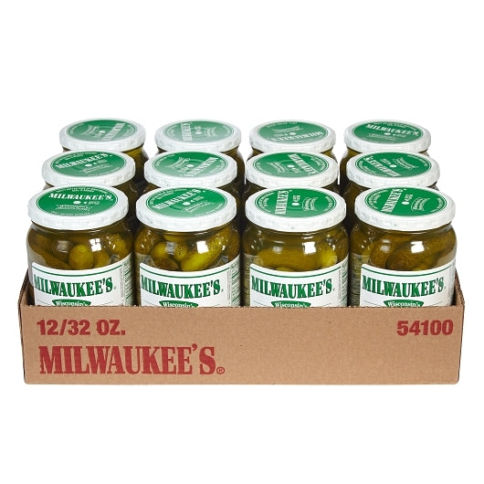 Milwaukee Kosher Dill Petite Pickle Whole Jar, 12 x 32 fl oz Case - DOT product image 7