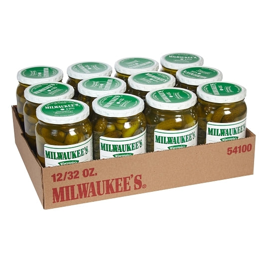 Milwaukee Kosher Dill Petite Pickle Whole Jar, 12 x 32 fl oz Case - DOT product image 5