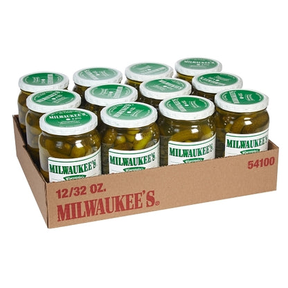 Milwaukee Kosher Dill Petite Pickle Whole Jar, 12 x 32 fl oz Case - DOT product image 5