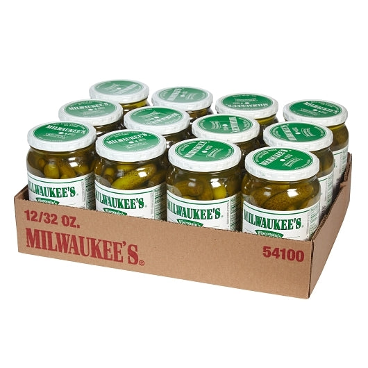 Milwaukee Kosher Dill Petite Pickle Whole Jar, 12 x 32 fl oz Case - DOT product image 6