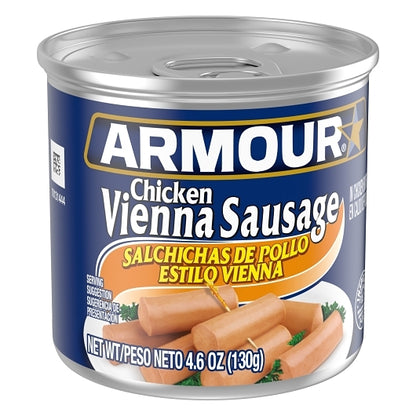 Armour Chicken Vienna Sausage, 24 x 4.6 oz Case - Alternate product angle or state