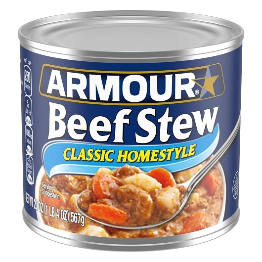 Armour Beef Stew, 12 x 20 oz Case - Prepared Foods