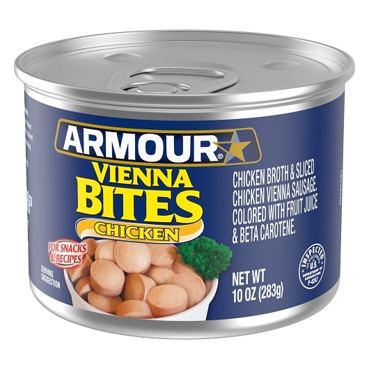 Armour Chicken Vienna Sausage Bites, 12 x 10 oz Case - DOT product image 2